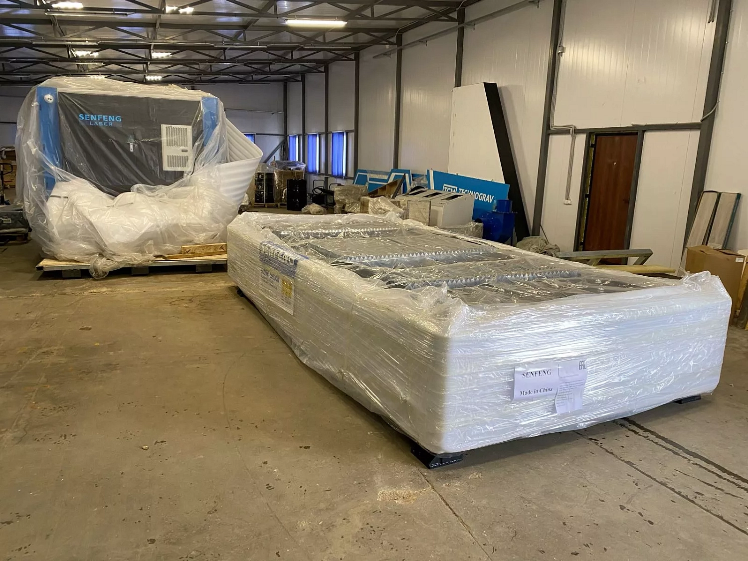 Головной склад «Технограв» пополнился лазерными комплексами Senfeng серии G